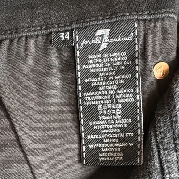 7 For All Mankind Men's Dark Jeans